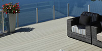 Composite terraced decking